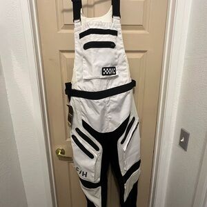 Women's FASTHOUSE  Black and White Overalls